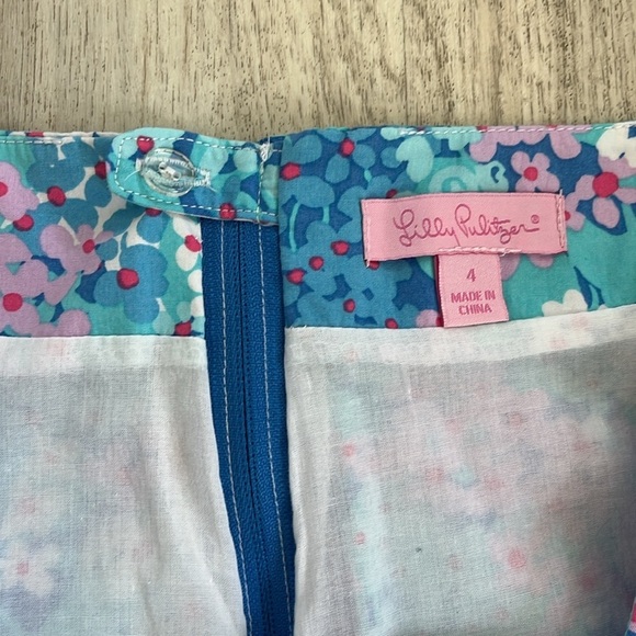 Lilly Pulitzer Ruffle trim Mini Skirt 4 - Picture 2 of 3